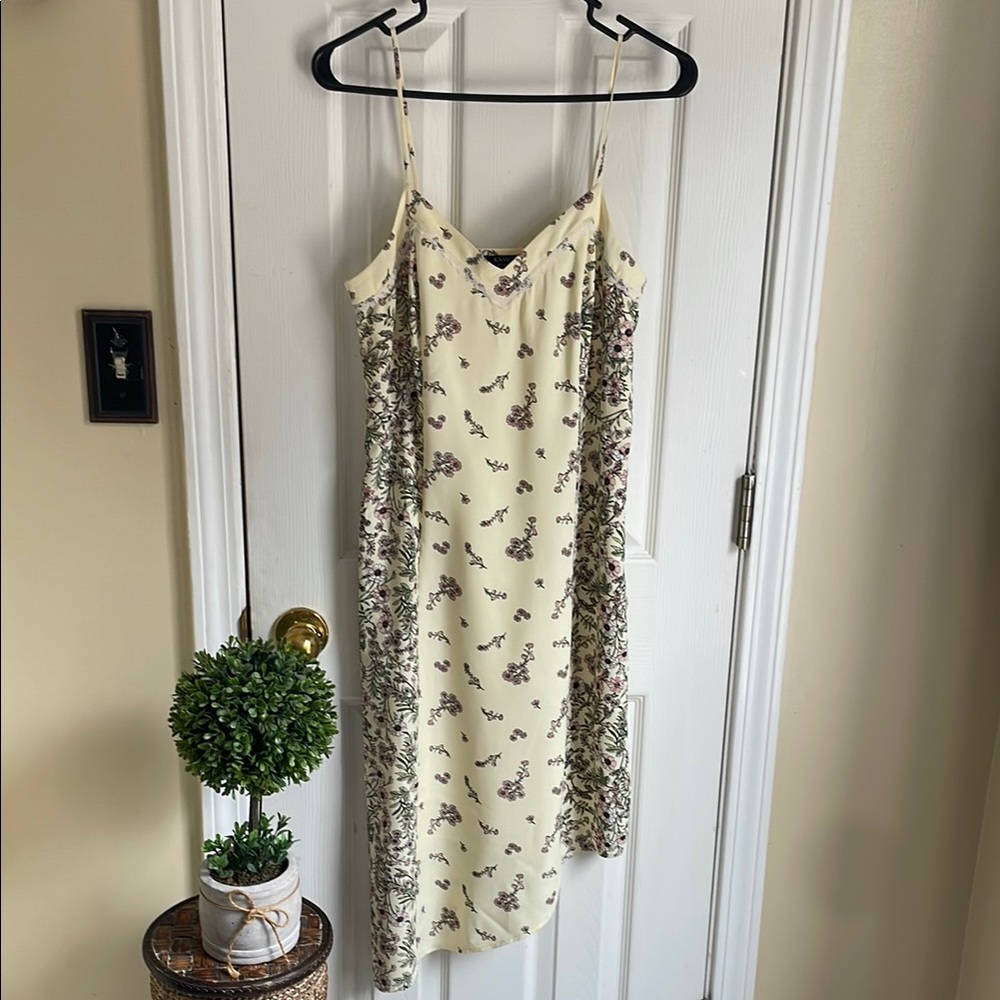 Floral Cream Dress
